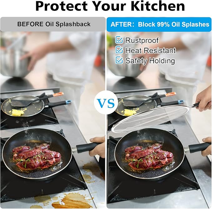 Splatter Screen for Frying Pan - Image 4