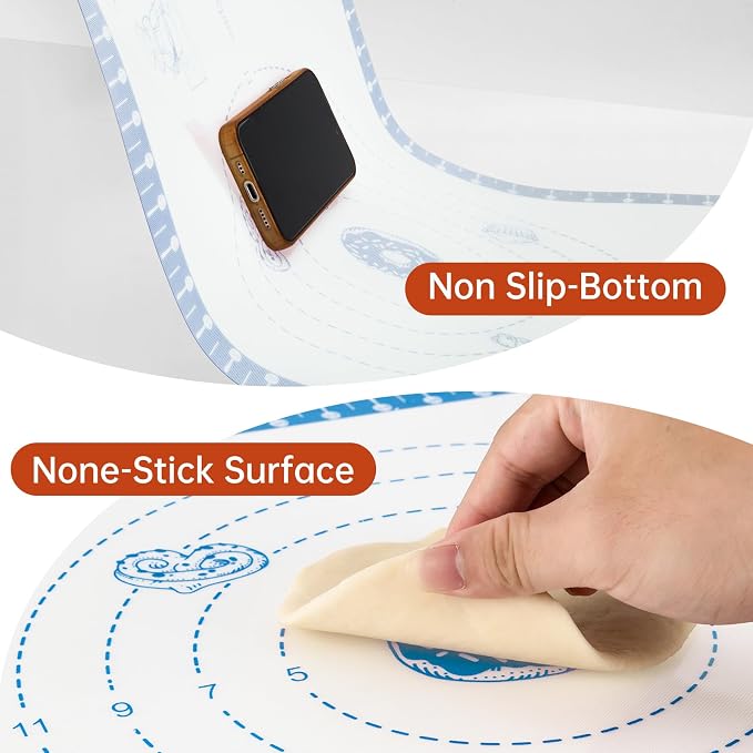 Silicone Baking Mat with 10 Useful Recipes, Silicone Mat - Image 8