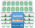5 Pack 70 Cube Silicone Ice Cube Trays by WEFTNOM