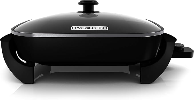 BLACK+DECKER Electric Skillet, Variable Temperature Control, Nonstick Cooking - Image 2