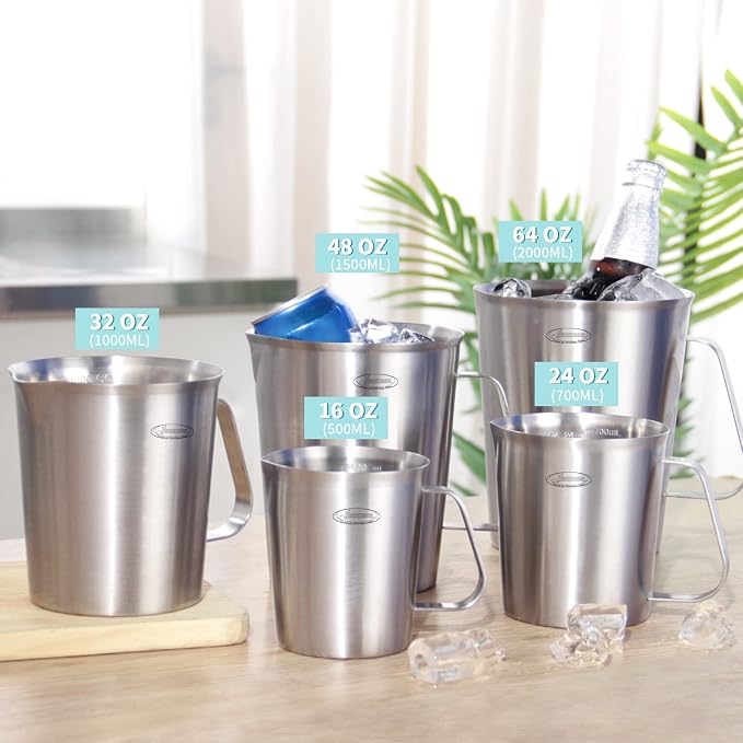 Newness Measuring Cup, Stainless Steel Measuring Cup - Image 9