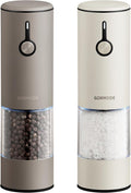 Stainless Steel Rechargeable Electric Salt and Pepper Grinder Set – USB Charging by GORMODEOfficial