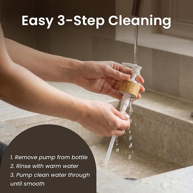 MaisoNovo Glass Soap Dispenser Bathroom Set of 2-16.9 oz Bathroom Soap - Image 12