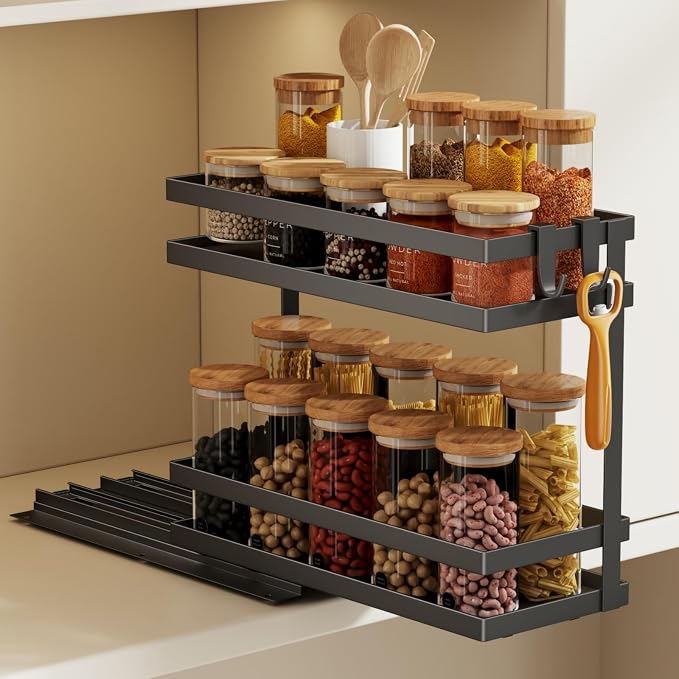 Magheo Pull Out Spice Rack Organizer by COMFORTYOURHOME