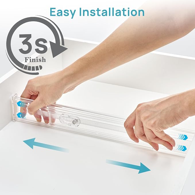 Vtopmart 4 Pack 2.36" Short Upgrade Drawer Dividers - Image 5