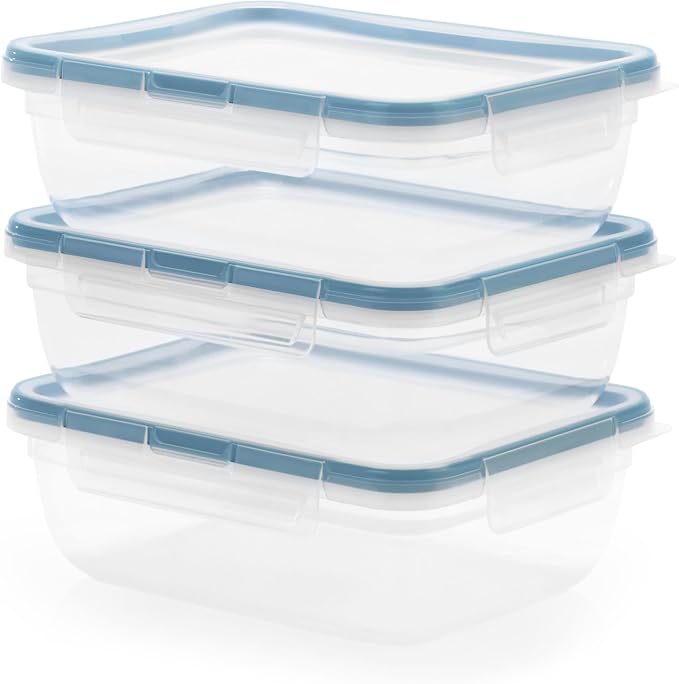 Snapware Plastic Total Solution 3-Pack Food Storage Containers Set, Leakproof & - Image 3