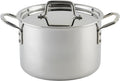 WINCO Tri-Ply Stock Pot, 6-quart-qt-6qt by Winco
