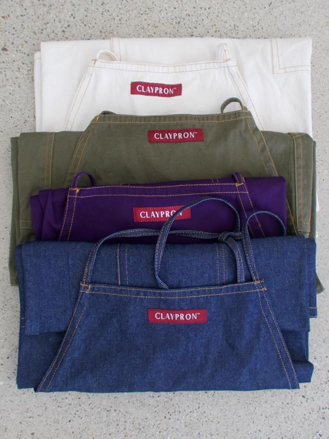 BLUE DENIM, the original split overlapped apron - Image 2
