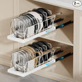 Magheo 2 Pack Pots and Pans Organizer Under Cabinet by COMFORTYOURHOME