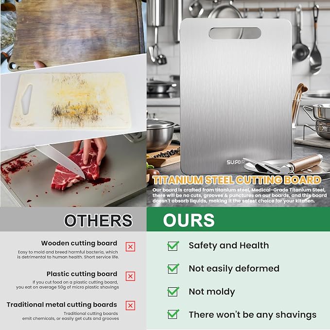 New Titanium Cutting Board, 100% Pure Titanium Cutting Boards - Image 2