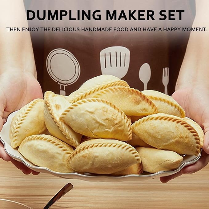 6 Inch Empanada Maker Press, Extra Large Dumpling Maker Set - Image 4