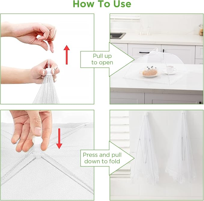 2 Pack Extra Large Mesh Food Covers - Image 8