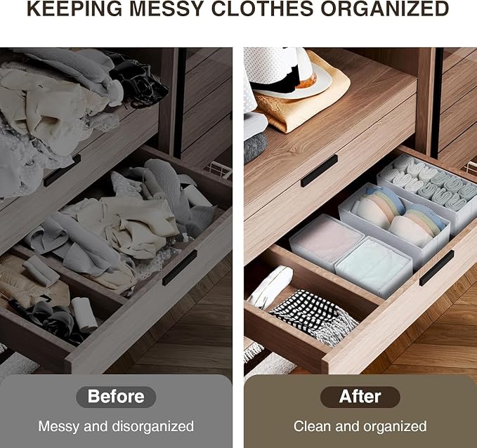 DIMJ Drawer Organizer Clothes 15 Pack - Image 6