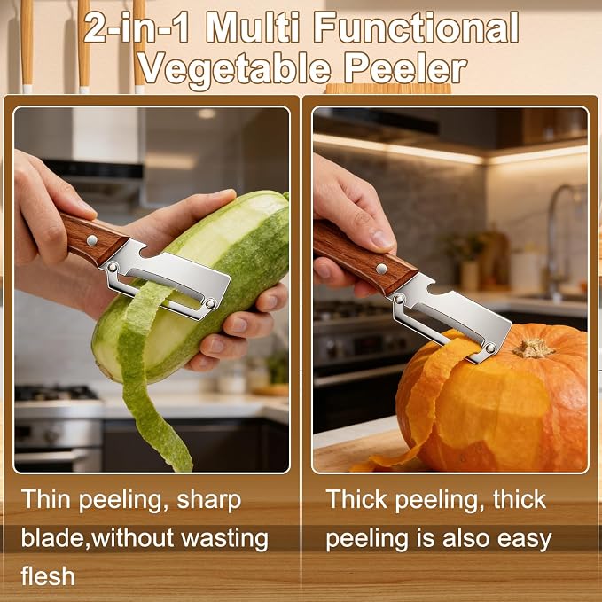 2 Pcs Multi-Functional Vegetable Peeler - Image 3