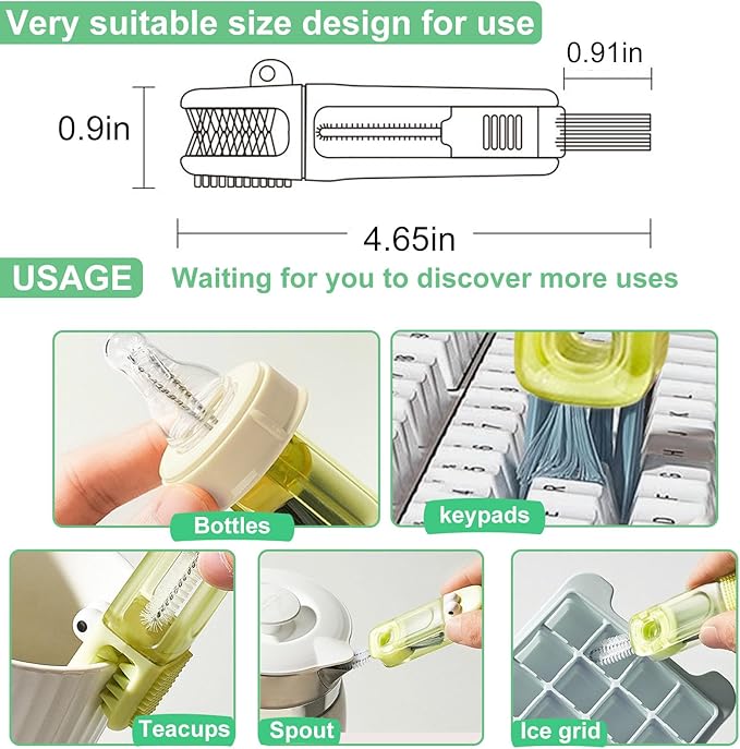 4 in 1 Cup Lid Cleaning Brush - Image 4