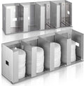 Hicarer 4 Compartments Stainless Steel Cup Dispenser by Hicarer