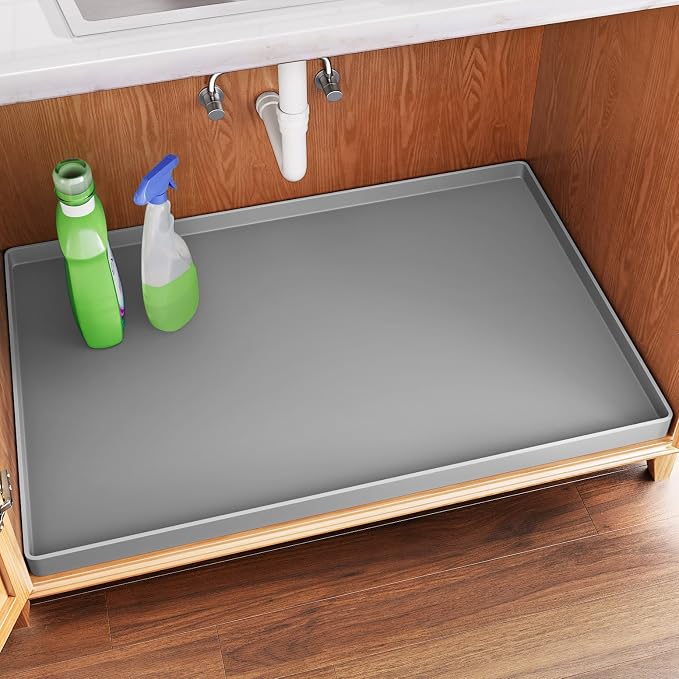 FLATO Waterproof Under Sink Mat 40" x 19" Shelf Liner by Unknown