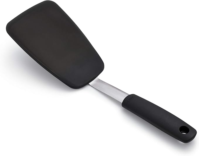 OXO Good Grips Large Silicone Flexible Turner, Stainless Steel & Good Grips - Image 5
