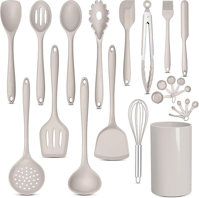 E-far Silicone Cooking Utensils Set, Silicone Kitchen Tools by E-far