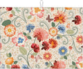 Mandala Flowers Dish Drying Mat 18x24 Inch, Microfiber Absorbent Fast Dry Mat by Unknown