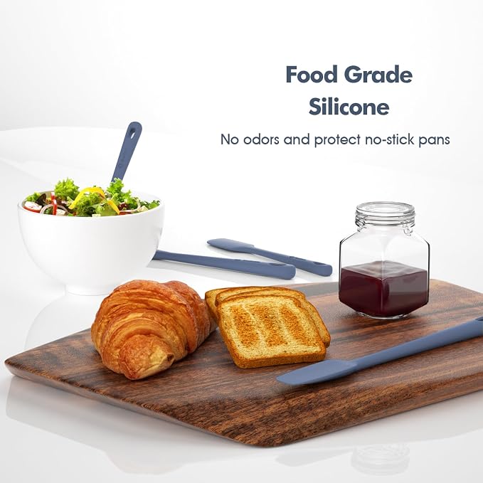 ChefAide 4 Pieces Silicone Spatula Set, Food Grade Rubber Spatula, Upgrade - Image 5