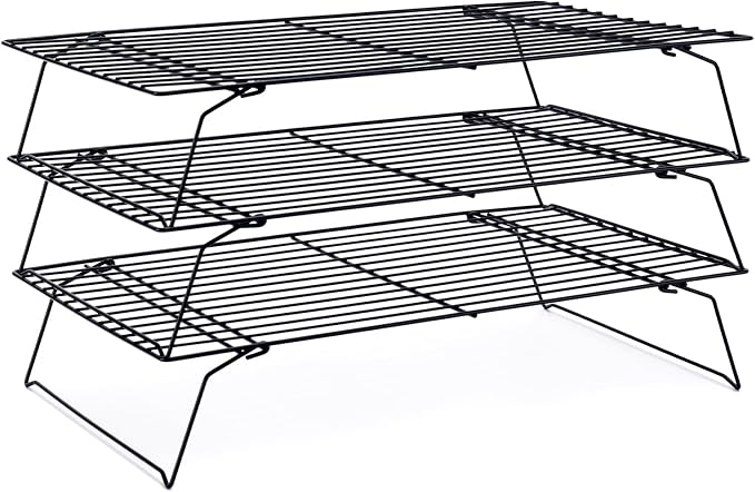 Cooling Rack for Baking 3 Tiers, Stainless Steel Baking Cooking Cooling Racks by Briout