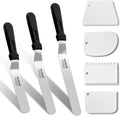 Anaeat Icing Spatula, 3 Pieces Professional Angled Offset Frosting Spatulas by Anaeat