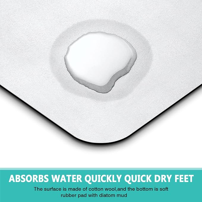 Coffee Mat 24inx18in, Absorbent Hide Stain Anti-Slip Coffee Bar Accessories - Image 7