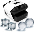 Ball Ice Cube Tray and Big Ice Cube Molds by glacio