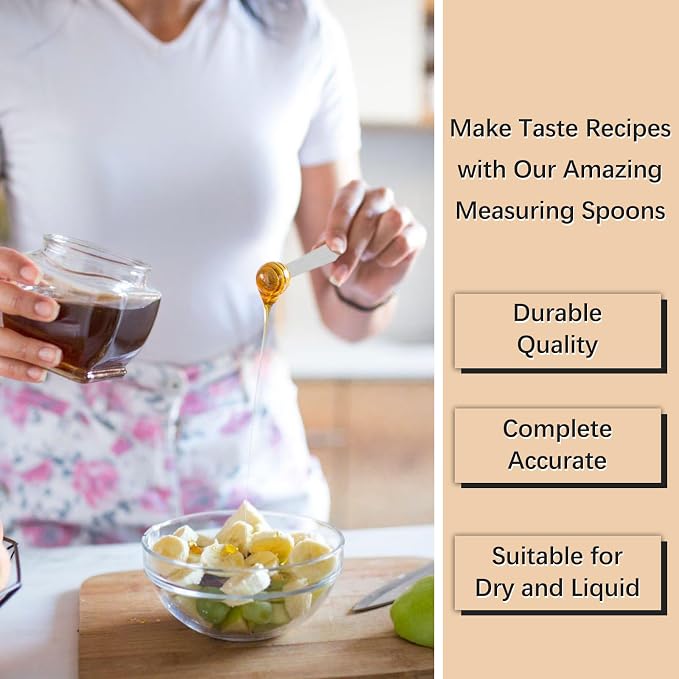 5PCS 1/8tsp Single Measuring Spoon, Stainless Steel Individual Teaspoons Only - Image 5