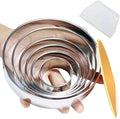 8pc Round & Circle Cookie Cutter Set by Unknown