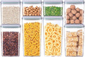 8-Piece Set of Pop Airtight Food Storage Containers by EQI