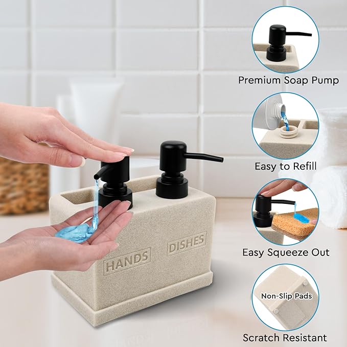Hand and Dish Soap Dispenser Set - Image 4