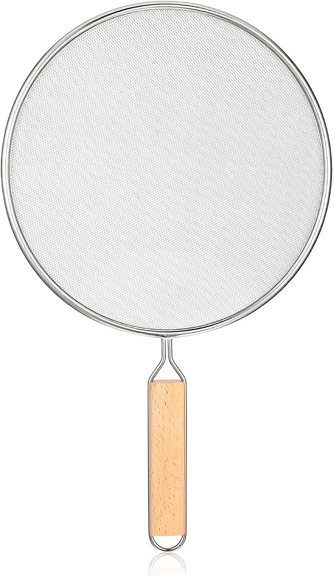 8.3Inch Grease Splatter Screen, Stainless Steel Grease Splatters Guard by Unknown