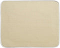 InterDesign iDry Large Kitchen Countertop Absorbent Dish Drying Mat, Wheat/Ivory by iDesign