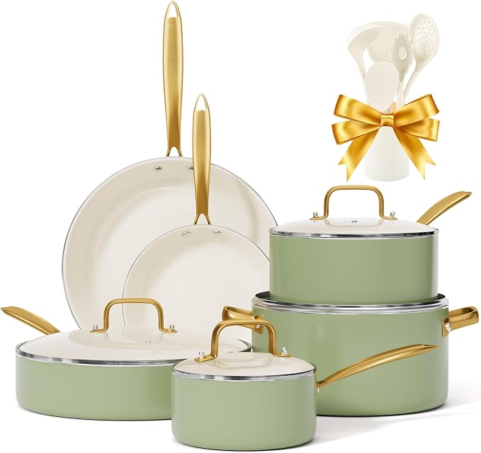 Pots and Pans Set Non Stick by VONIKI