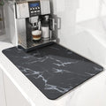AMOAMI-Coffee Mat Hide Stain Rubber Backed Absorbent Dish Drying Mat by AMOAMI