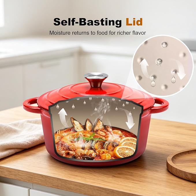 Enameled Cast Iron Dutch Oven - Image 4