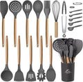 MIBOTE 17 Pcs Silicone Cooking Kitchen Utensils Set by MIBOTE