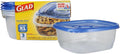 Glad GladWare XL Square Food Storage Containers by GladTrashFoodStorage