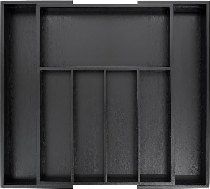 VaeFae Premium Bamboo Drawer Organizer, Expandable Silverware Drawer Organizer by VaeFaeDirect