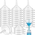 Hoolerry 100 Pcs Small Funnel for Filling Small Bottles Clear Plastic Mini by Hoolerry