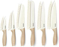 CAROTE 12PCS Knife set with Blade Guards, Granite Nonstick Ceramic Coating by CAROTE