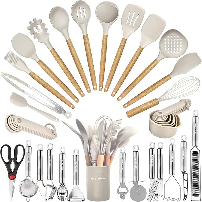 Kitchen Utensils Set- 35 PCs Cooking Utensils by BESTZMWK