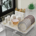 Buruis Dish Drying Rack for Kitchen Countertop, Large Capacity Gold Stainless by KeepYourBathroomKitchenandHomeOrganized