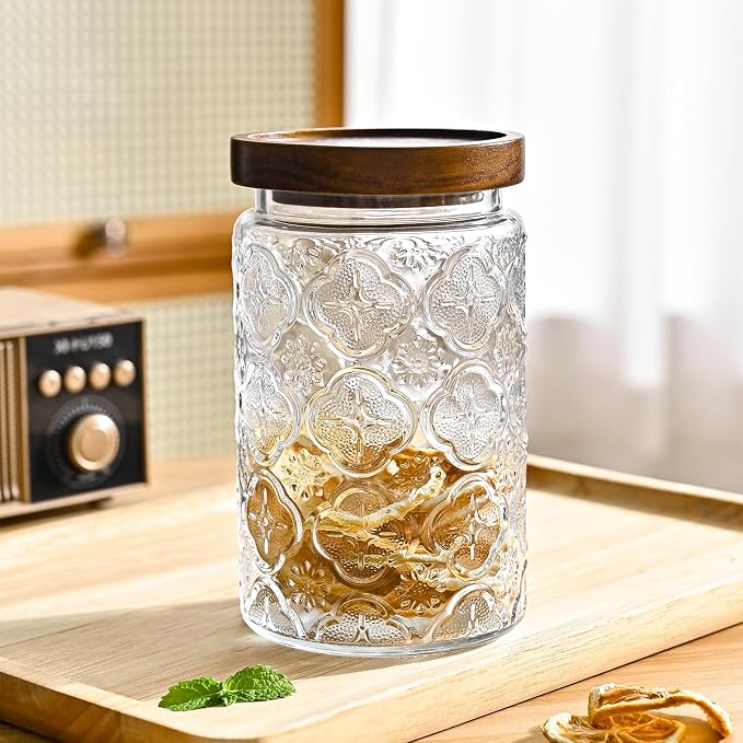 Adodeen 32oz Vintage Glass Jar - Image 7
