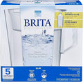 Brita Water Pitcher, 5 Cup Capacity, Includes One Advanced Filter-White by Unknown