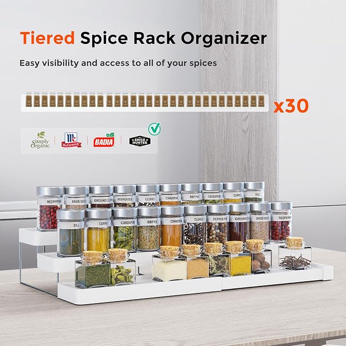 Expandable Spice Rack Organizer - Image 3