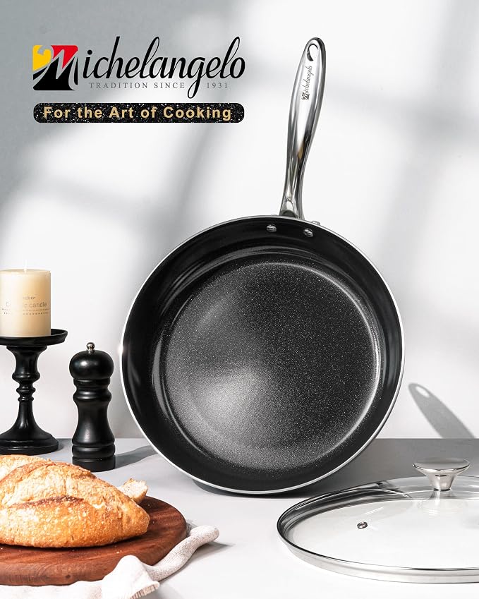 MICHELANGELO Non Stick Frying Pan - Image 8