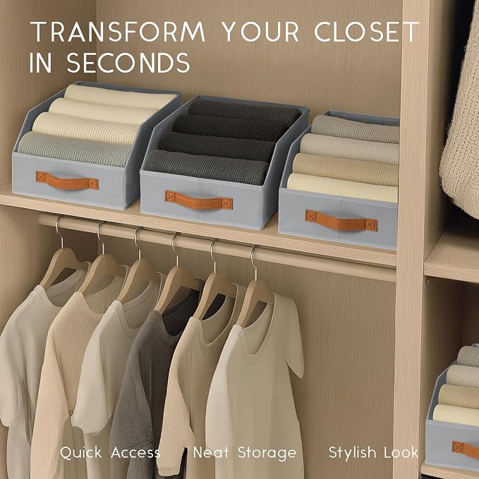 Homsorout Fabric Storage Bins for Organizing - Image 4